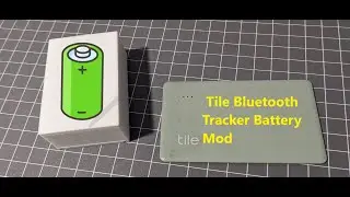 Reuse a Disposable Tile Bluetooth Tracker with a Battery Mod