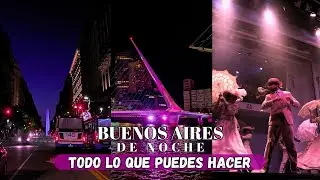 🔥 BUENOS AIRES DE NOCHE 2023 ¡ASI ES LA CIUDAD QUE NO DUERME!