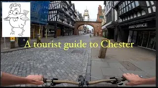 A guided tour of Chester on a bicycle