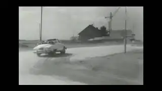 06. film: ulica Grota - Roweckiego; panorama miasta w 1960 roku bez hotelu Tychy i Bramy Słońca