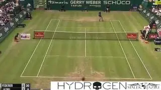 Malek Jaziri vs Roger Federer  Highlights HALLE OPEN 2016
