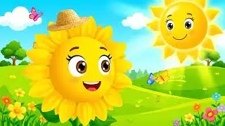 Sunflower Learning Video 🌻 How Flowers Grow with Sun | Kids Nature Short #shortsviral