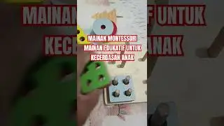 MAINAN MONTESSORI MAINAN EDUKATIF UNTUK KECERDASAN ANAK