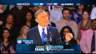 President Barack Obama Re Election Exception Speech 2012