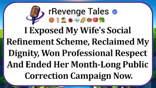 I Exposed My Wife's Social Refinement Scheme, Reclaimed My Dignity, Won Professional Respect, And...