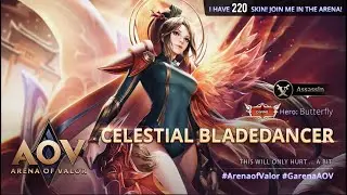 AOV - Arena Of Valor - Butterfly Celestial BladeDancer gameplay