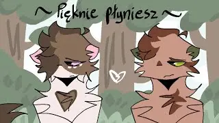 OC lore Kwitnąca Gwiazda i Miętowy nos ( pięknie płyniesz )-(Mochi cat )