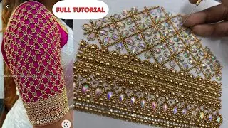 Simple Blouse design || Blouse design || #aariembroidery2_0 #blousedesign