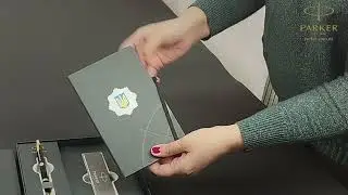 Набір Parker IM SPECIAL Black GT BP Емблема МВС (кулькова ручка + блокнот Parker)