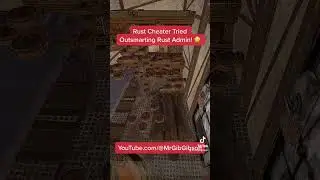 Rust Cheater Tried Outsmarting Rust Admin! 😳 #rust #shorts