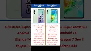 Samsung Galaxy M56 vs Samsung Galaxy M55s Comparison #shorts #short #galaxym56 #galaxym55s