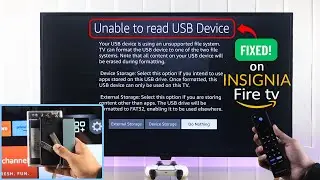 Исправление &mdash; телевизор Insignia Fire не распознаёт USB-флеш-накопитель! [Не отображается]