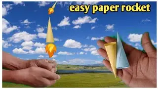 How to make easy paper rocket | how to make paper rocket | how to make paper plane