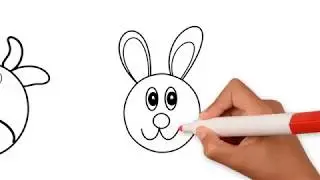 How to draw animals using circle shape - For toddlers and kids - TinkleRose Toy Art