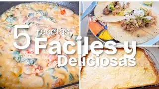  5 RECETAS IRRESISTIBLES para toda la familia | F&Aacute;CILES y CASERAS 