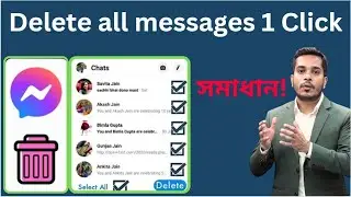 How To Delete All Facebook Messenger Chats in 1 Click 2025 | How to delete all messages on messenger