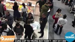 GELATEC GELATO SHOWCASE - TỦ TRƯNG B&Agrave;Y KEM  GELATEC