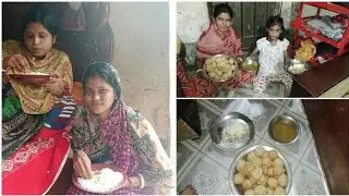 আজ সন্ধ্যার সময় মামি ভাগ্নি মিলে কি নাস্তা বানালাম 