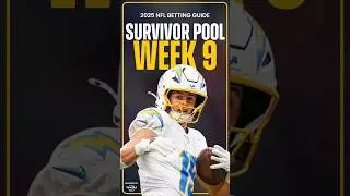 NFL Survivor Pool Week 9 Picks & Predictions! #shorts