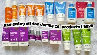 Honest review of all the derma co products i have (part 1) 🩷*Not sponsered*