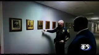 Green Bay Police Chief Andrew Smith exits the force