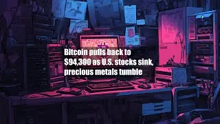 Bitcoin pulls back to $94,300 as U.S. stocks sink, precious metals tumble