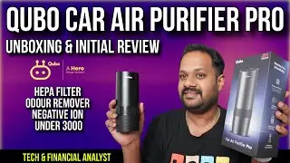 QUBO CAR AIR PURIFIER UNBOXING & INITIAL REVIEW ? BEST UNDER 3000 ? ഇപ്പോ ഇത് ഇല്ലാതെ രക്ഷയില്ല ?