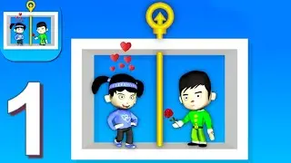 Save Girl Love Puzzle: Boy Pull Pin to Get Out - Gameplay Walkthrough Part 1 Levels 1-40 (Android)