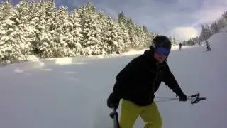 Grand Massif Skiing - The Greens on Tour