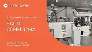 SACMI CCM 32MA Rotary compression moulding press | SACMI Machines