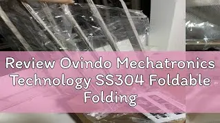 Review Ovindo Mechatronics Technology SS304 Foldable Folding Towel Rack Bathroom Shelf Toilet Acces
