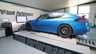 Vtech-Performance Leistungssteigerung Chiptuning Porsche Panamera 3.0 TDI 338PS - 770Nm