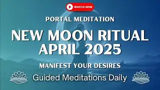 🌑 NEW MOON PORTAL MEDITATION: Plant Your Intentions & Manifest Your Desires | April 2025 Ritual