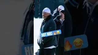 O-Line Coach made sure that mic was hot 🎤🔥