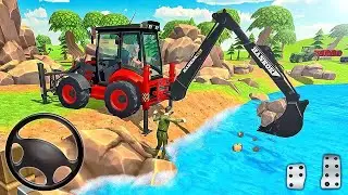 Backhoe Loader Jcb Simulator Gameplay Indian Vehicles Jcb truck driving Android Gameplay