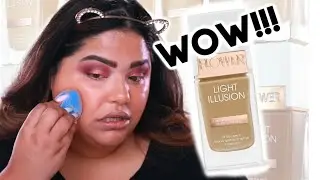 FLOWER BEAUTY LIGHT ILLUSION FOUNDATION [First Impression Review & Demo]