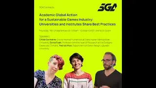 #1 Academic Global Action for a Sustainable Games Industry