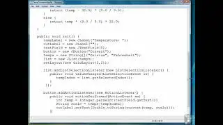 Java Applets   Exercise