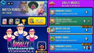 Match Rumble Hot color+Shared Energy/ 2 Daily Mode Match Masters.