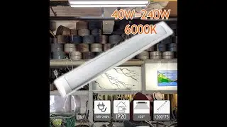 Regleta led de jandei jnd-7442. 120cm luz blanca fr&iacute;a para cocina, garaje, oficina, pasillo