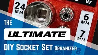 The ULTIMATE DIY Wall Mounted Socket Set Organizer