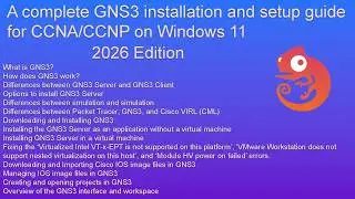 GNS3 Installation and Configuration | Troubleshooting GNS3 installation & setup errors on Windows 11