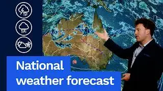 National Weather Forecast: Widespread storms across the north, sunny for most others