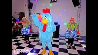 CHEGADA PERSONAGEM VIVO - GALINHA PINTADINHA ENCANTO