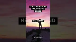 Top 5 Destinations for Adventure Seekers #shorts #top5 #travel #adventure