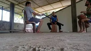jamming - Djembe, Cajon, Didgeridoo - Arambol Goa 2020