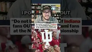 Will Indiana fans OUTNUMBER Miami fans at the National Championship? | Cover 3 College Football