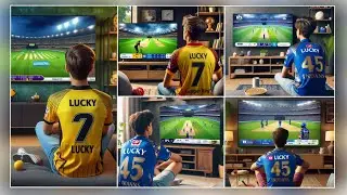 IPL 2024 Ai Being Image Created // MI & CSK Fan Base 2024 Photo editing by one click lucky Editz
