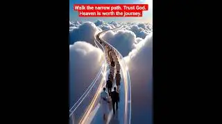 Walk the narrow path. Trust God. Heaven is worth the journey. #walkingwithGod #chooseHeaven #faith