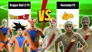 ENFRENT&Eacute; a La Vecindad del Chavo conta Dragon Ball Z en FIFA (FC25)